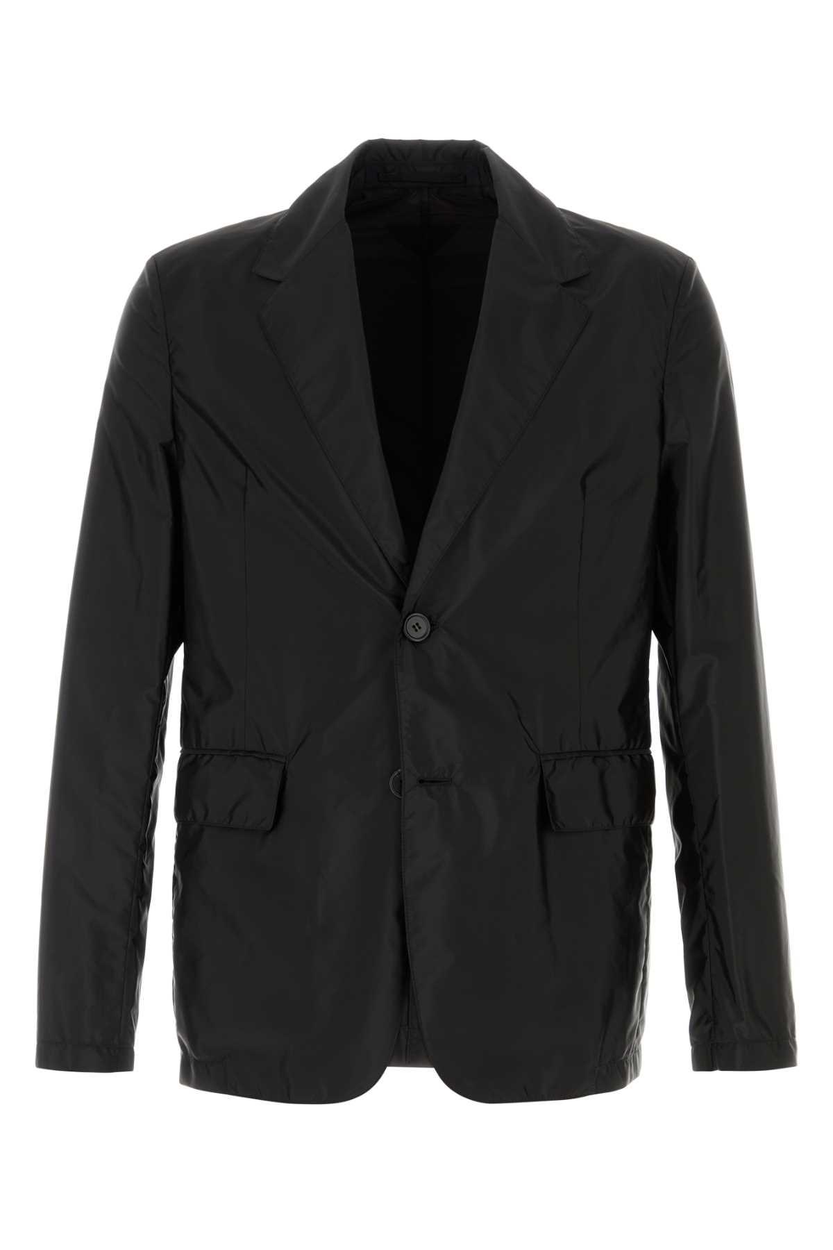 Prada Black Re-nylon Blazer