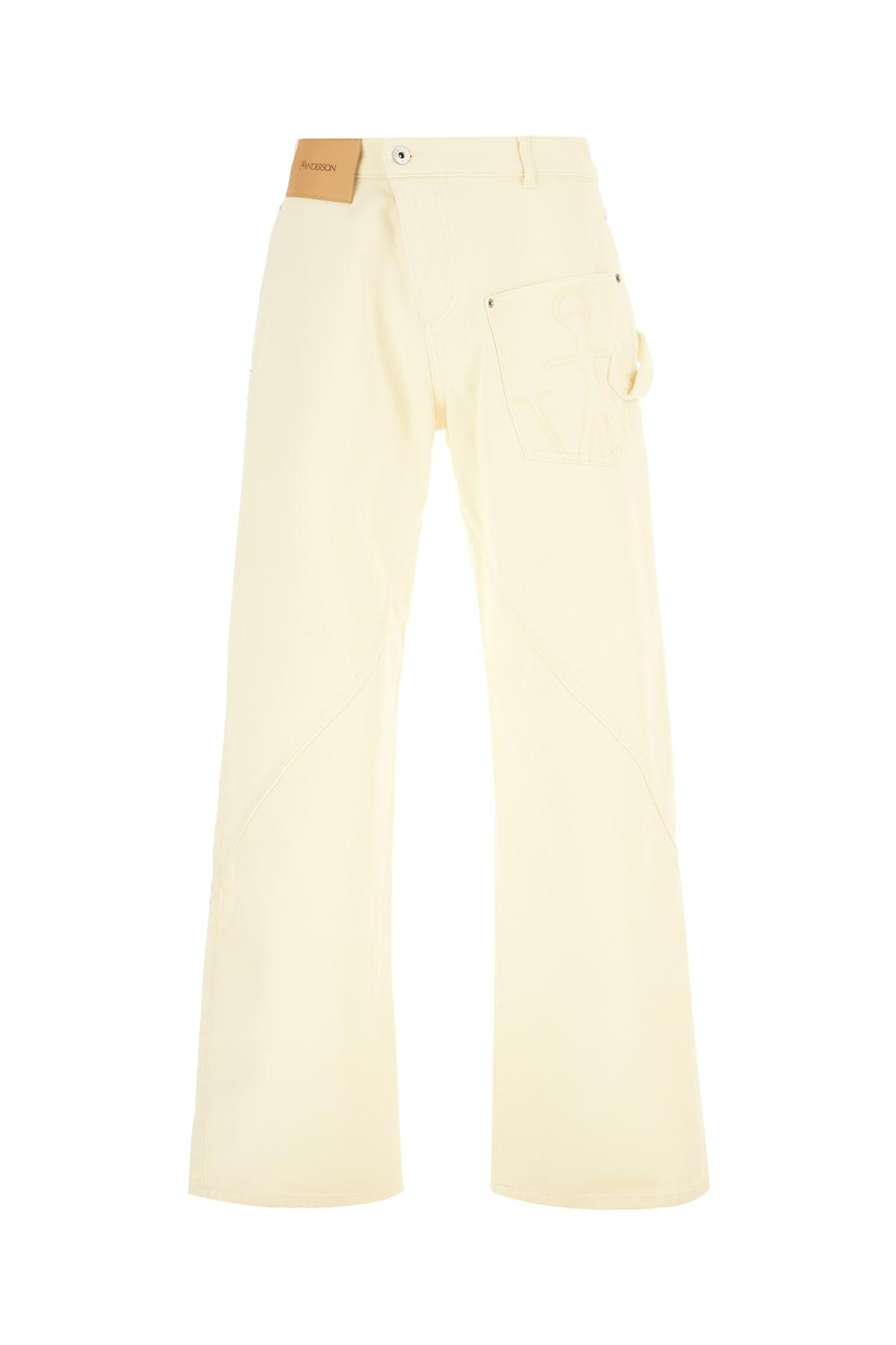 Jw Anderson J. W. Anderson Pastel Yellow Denim Jeans