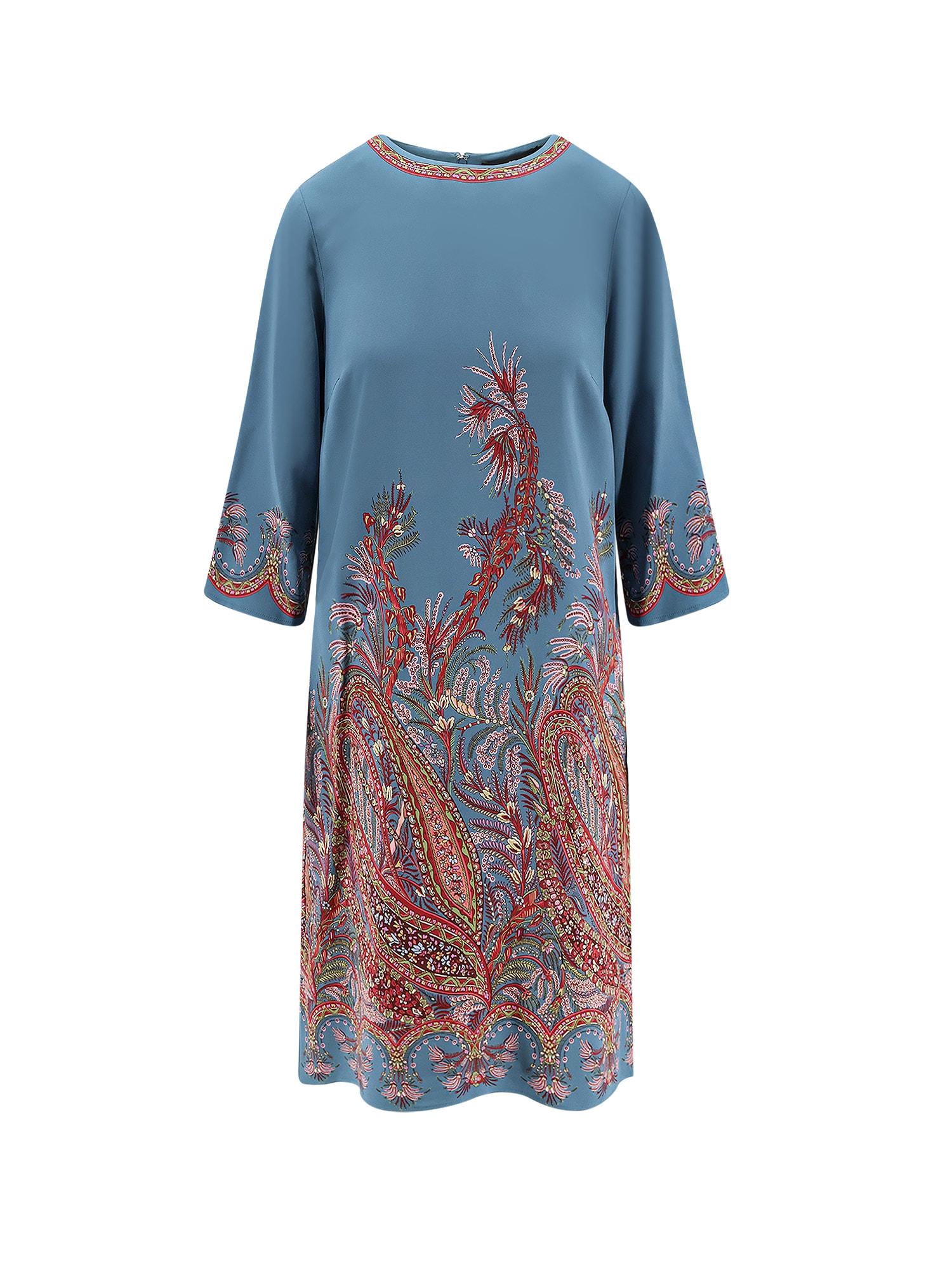 Etro Viscose Blend Dress With Iconic Print