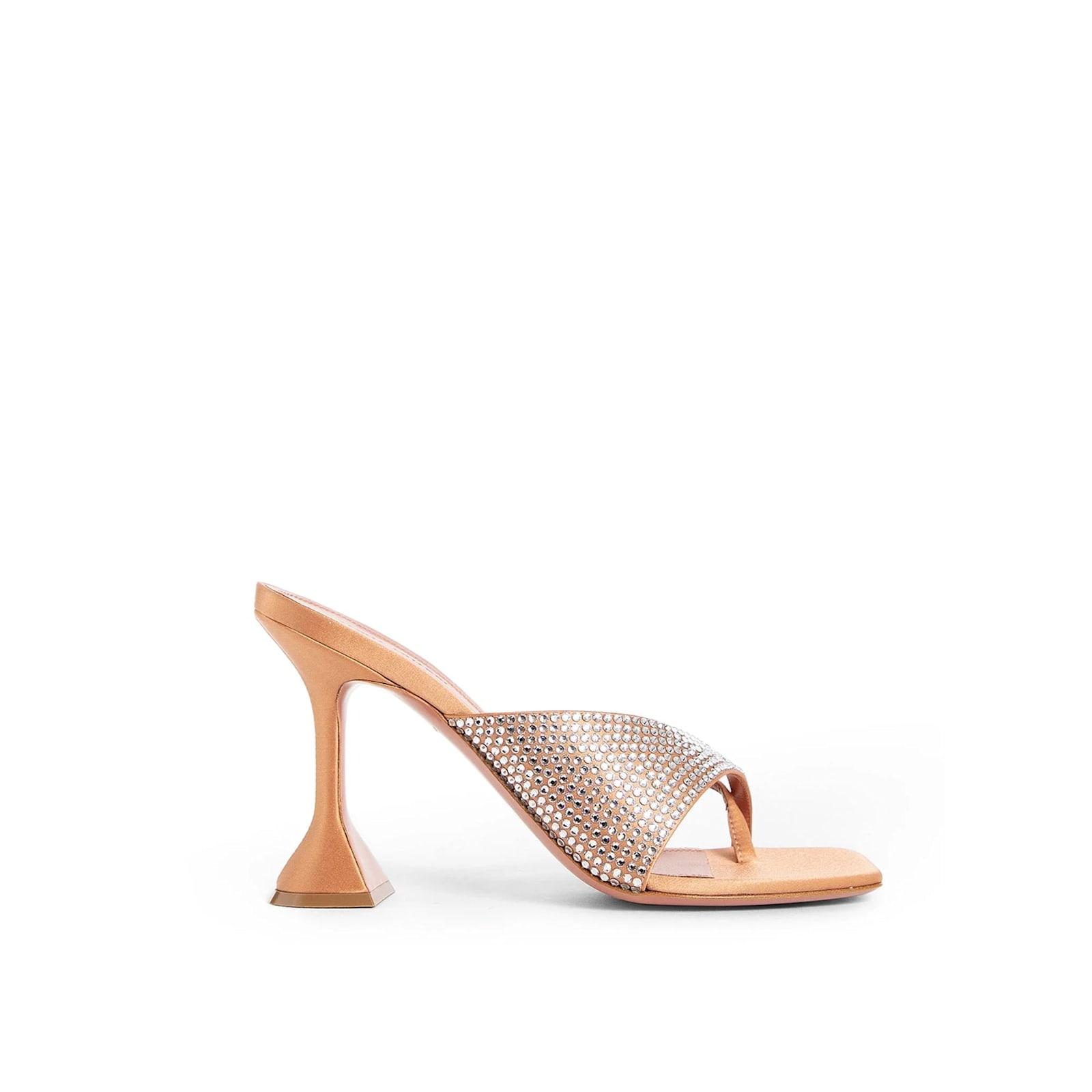 Amina Muaddi Shiona Slipper Crystals Mules