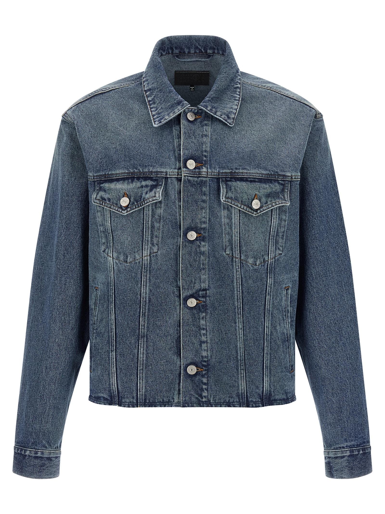 MM6 Maison Margiela Raw Cut Denim Jacket