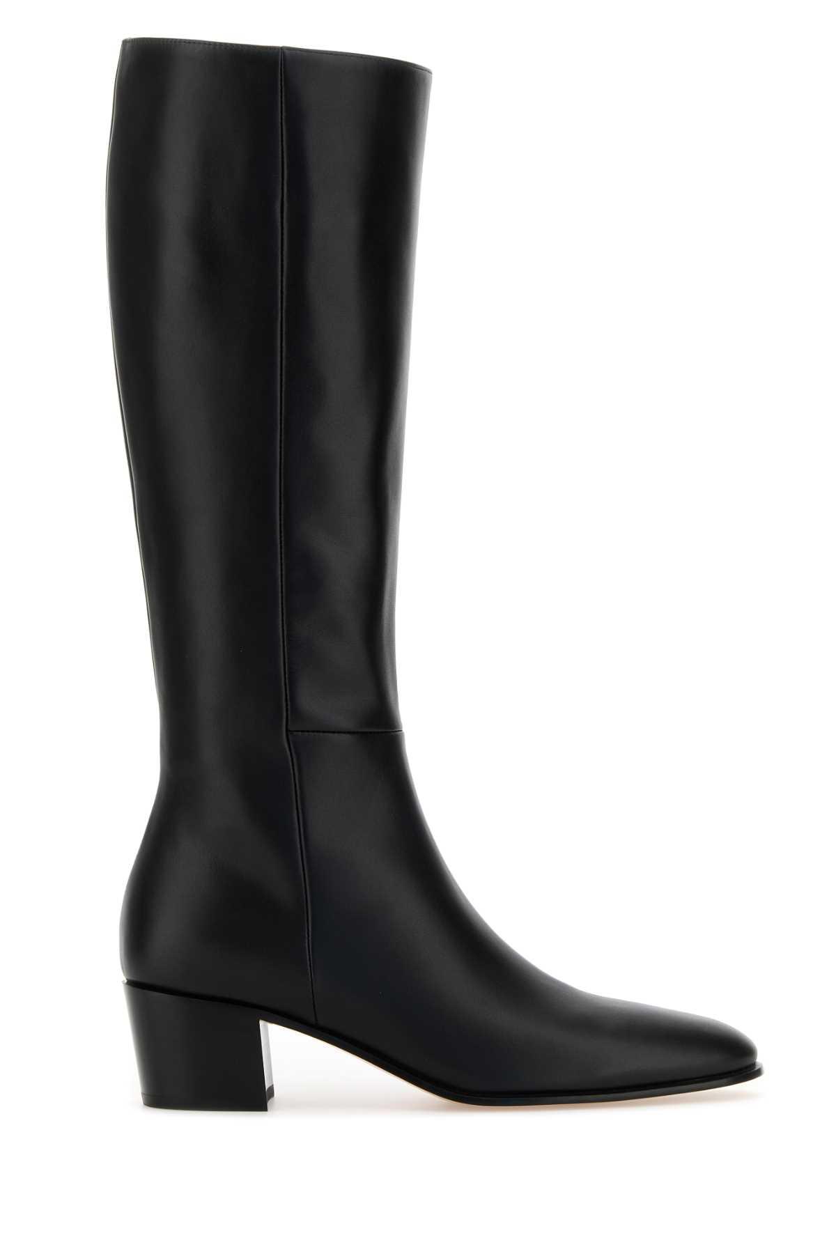 Gianvito Rossi Black Leather Boots