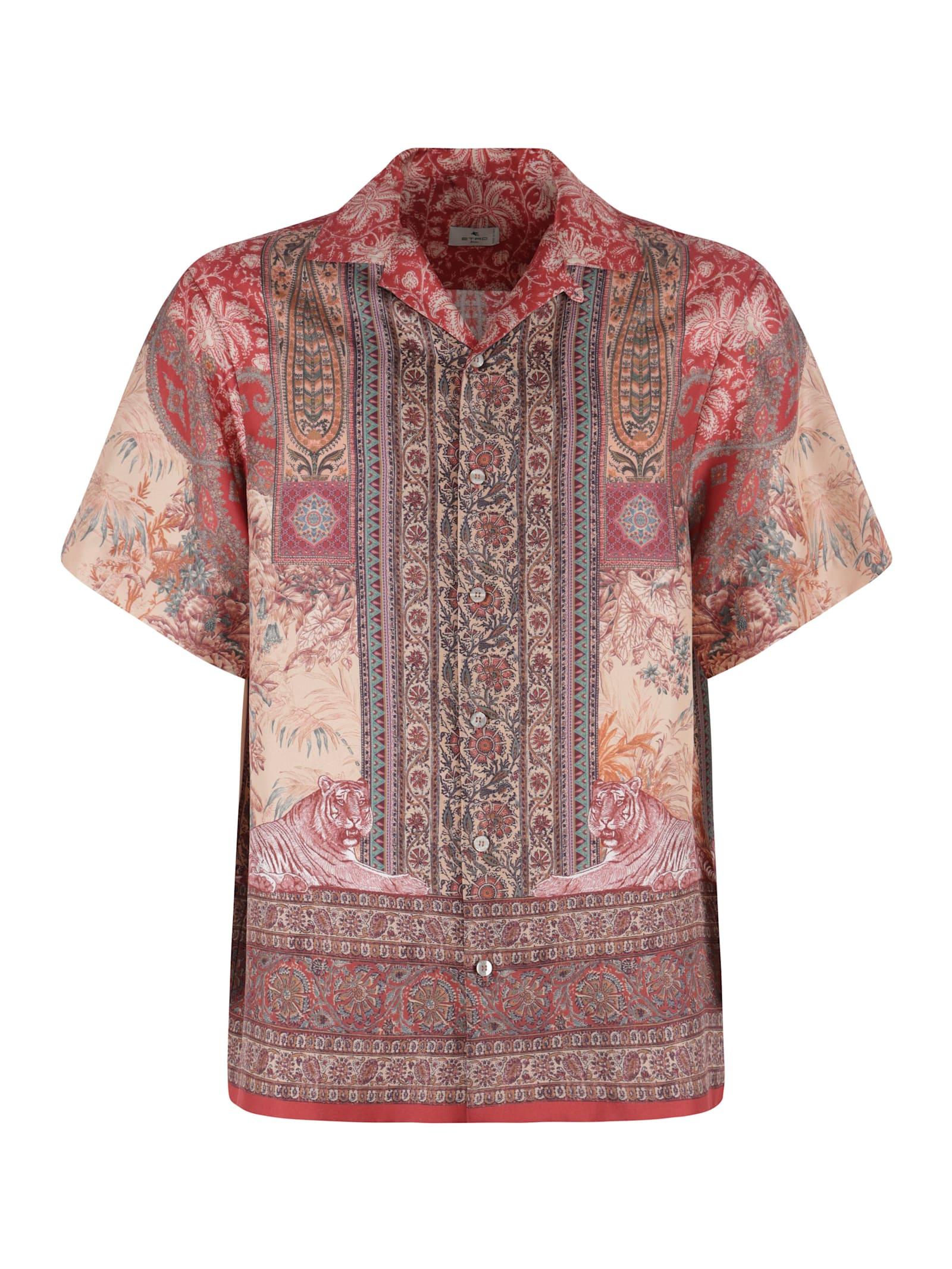 Etro Printed Silk Shirt