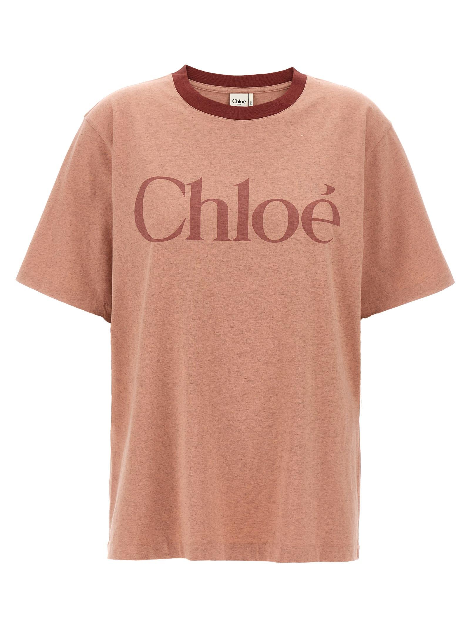 Chloé Logo Print T-shirt