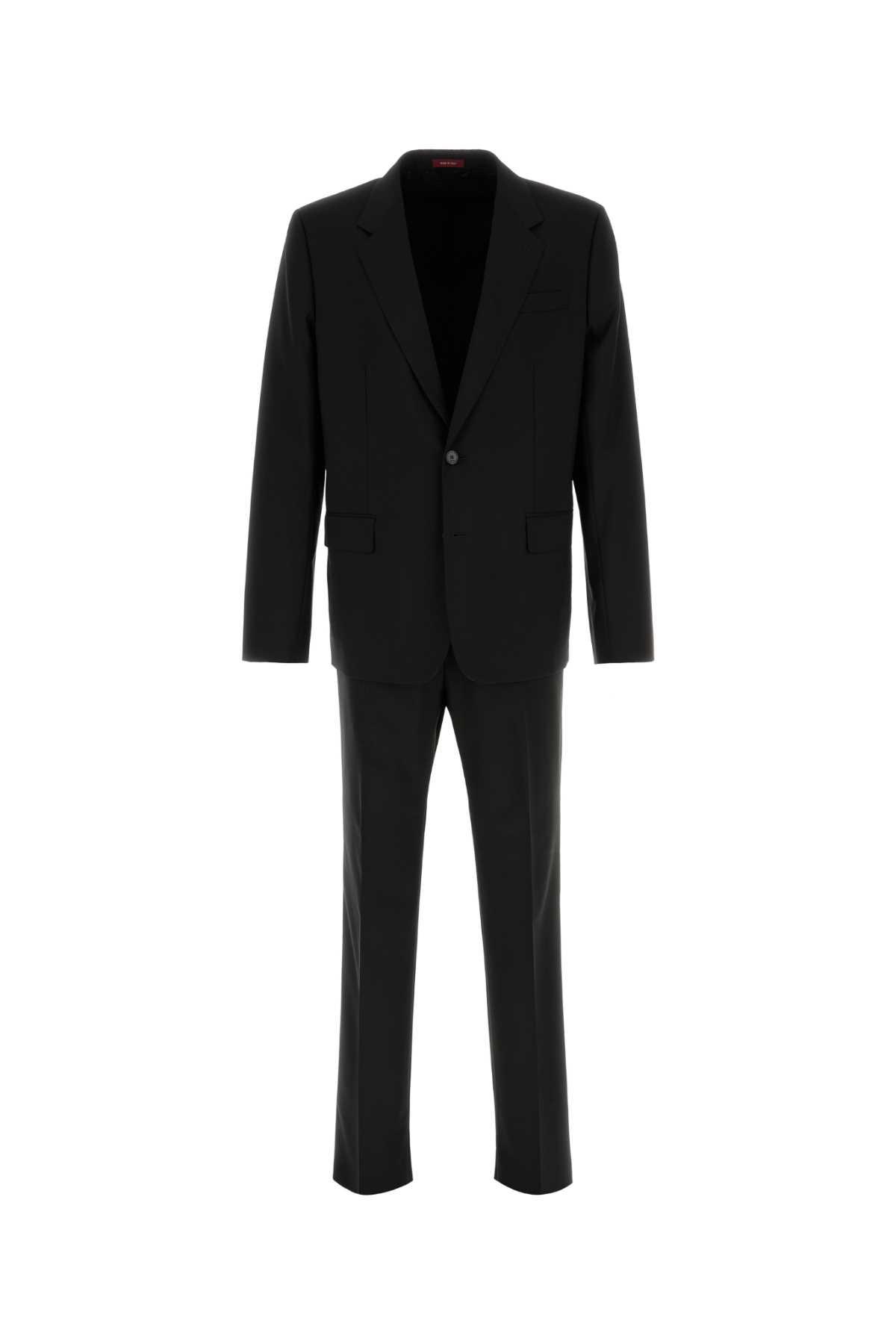 Gucci Black Wool Suit