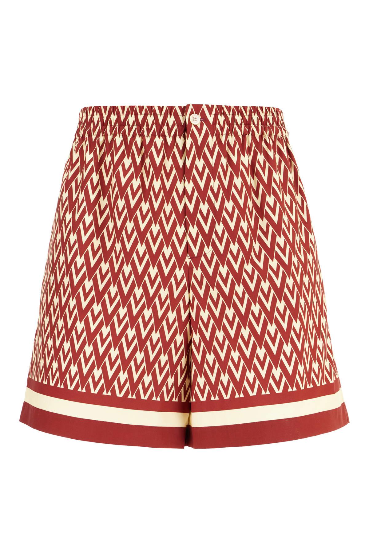 Valentino Garavani Printed Cotton Bermuda Shorts