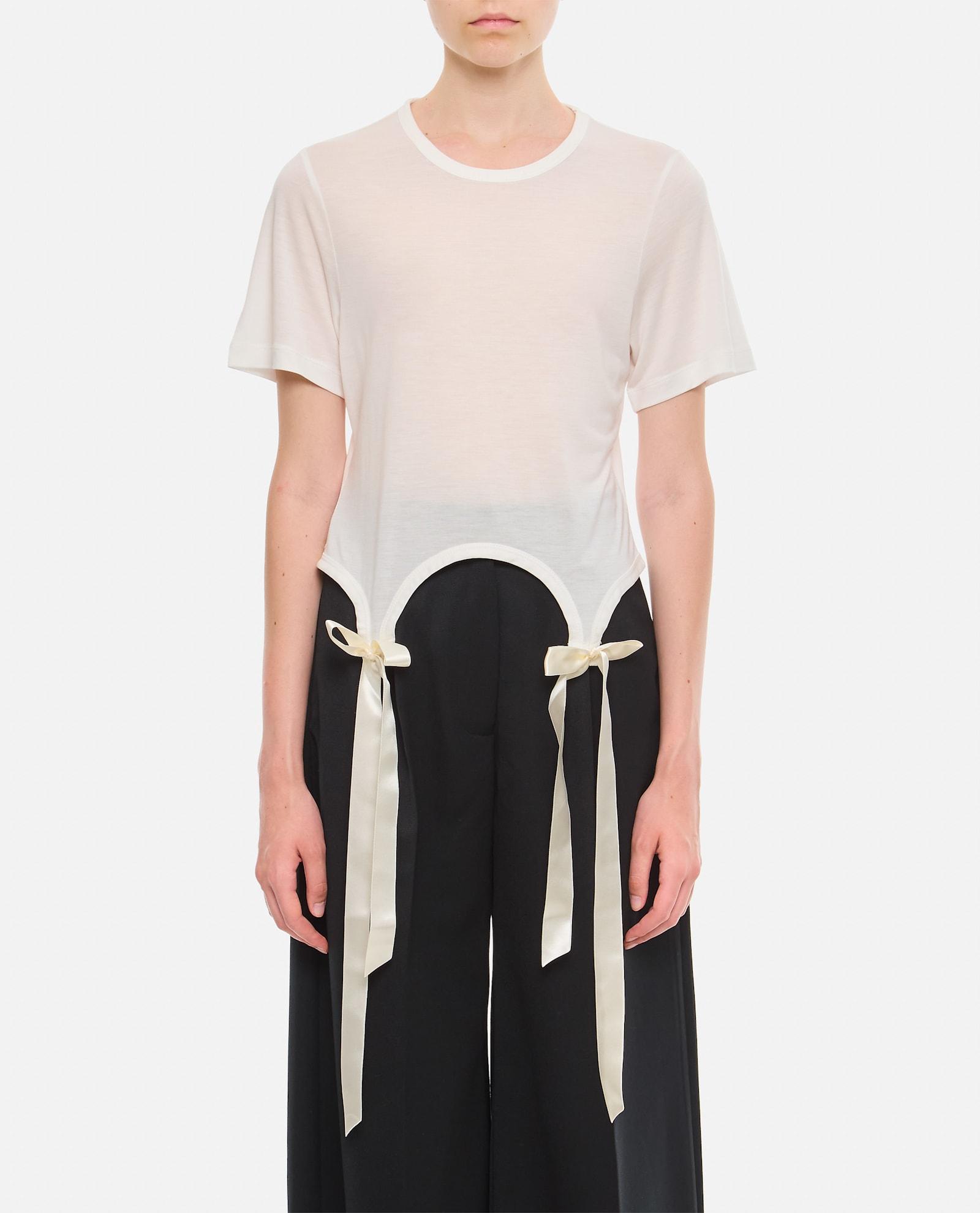 Simone Rocha Easy T-shirt with Bow Tails