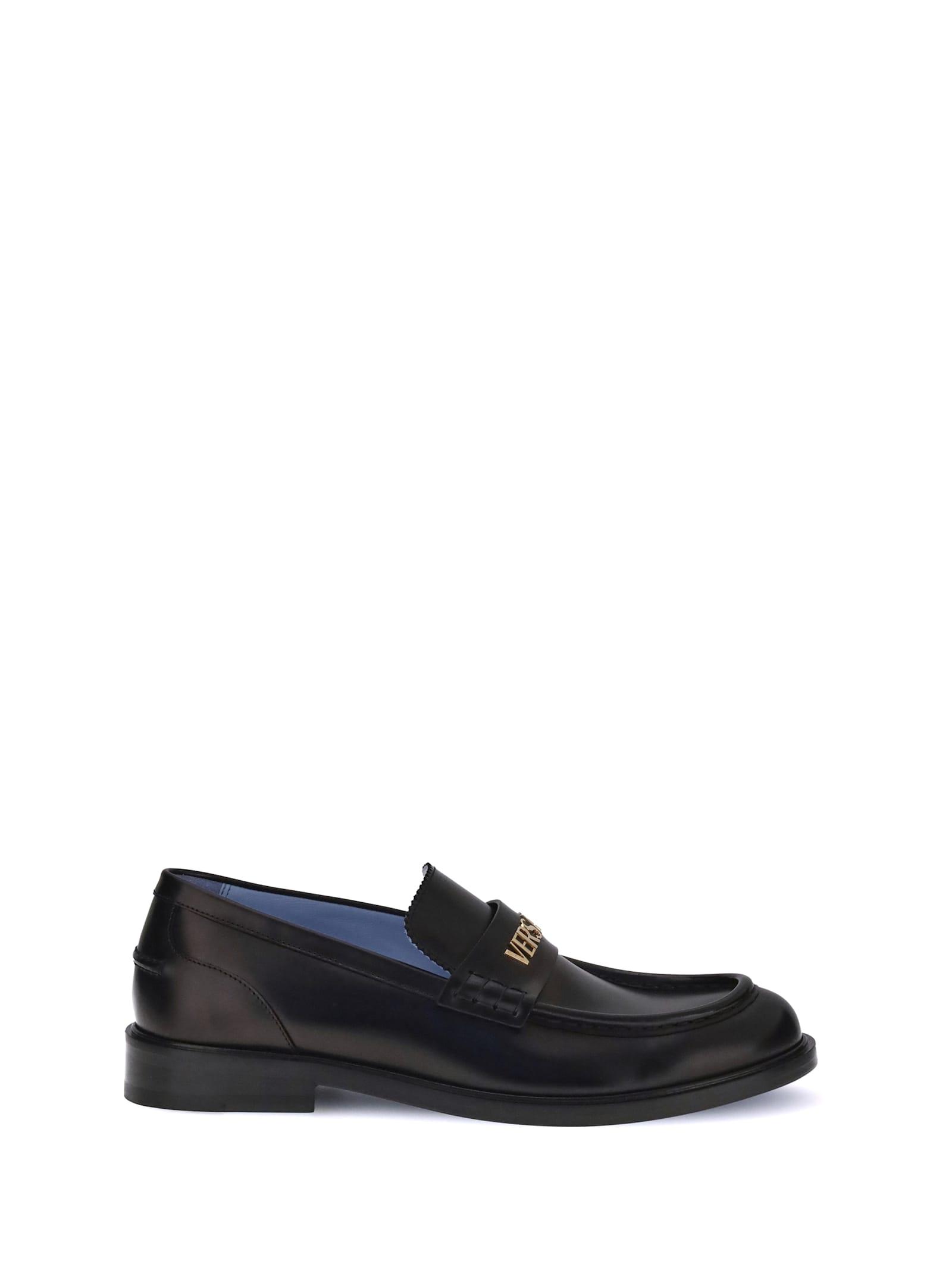 Versace Leather Loafers
