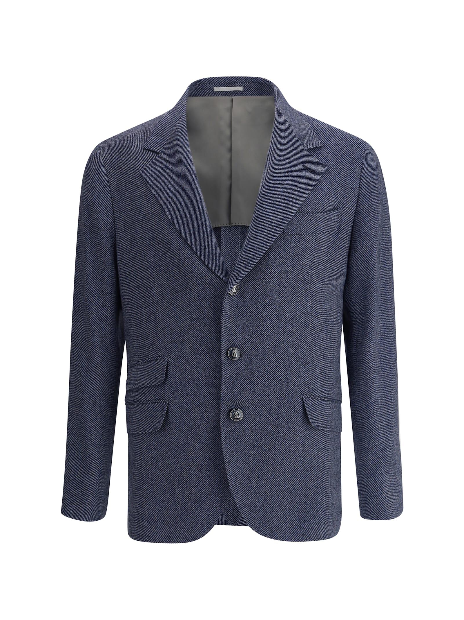 Brunello Cucinelli Wool Blazer Jacket