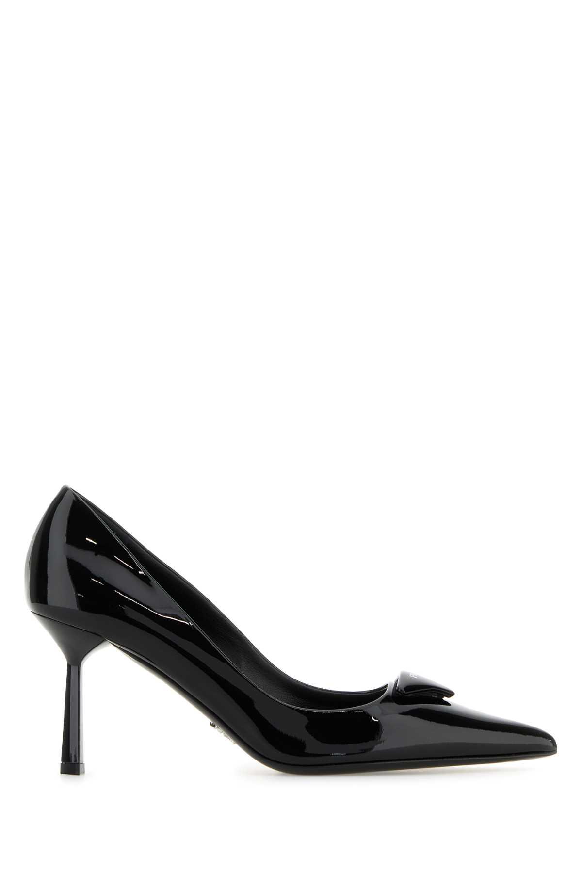 Prada Black Leather Pumps