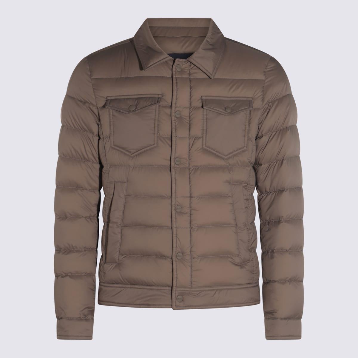 Herno Light Beige Down Jacket