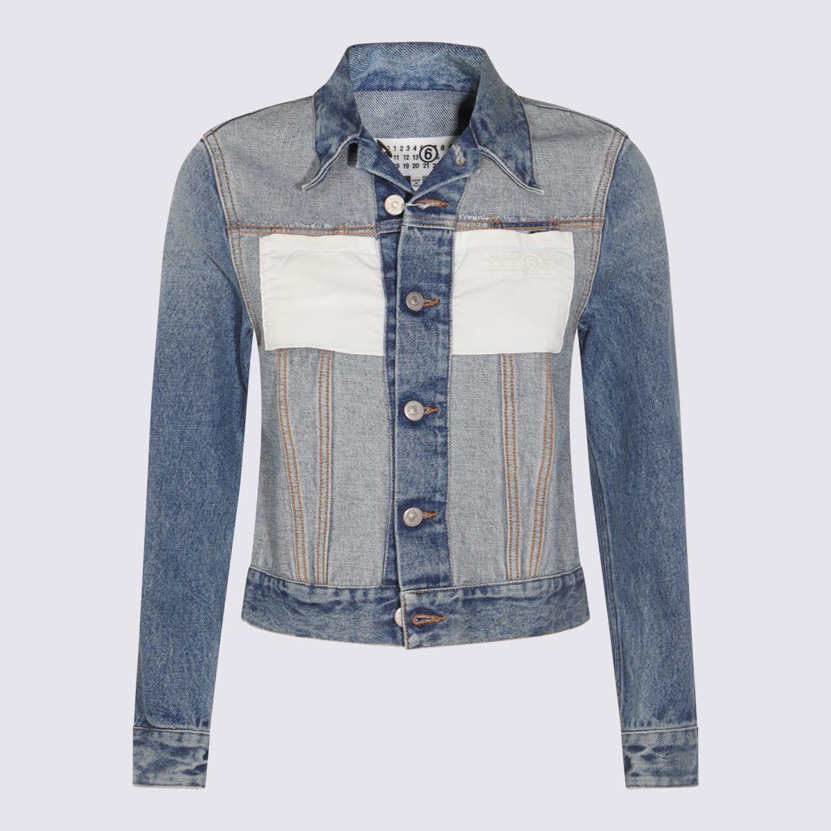 MM6 MAISON MARGIELA Beige Cotton Denim Jeans