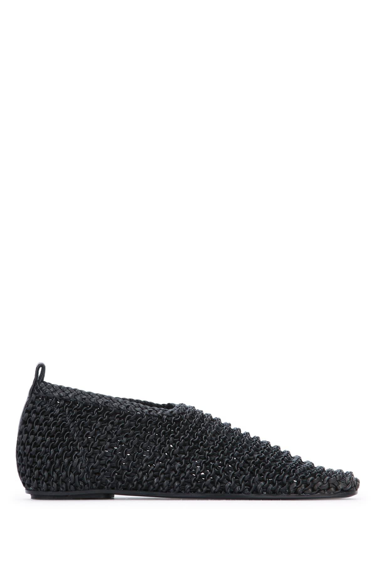 Toteme Woven Leather Ballerinas