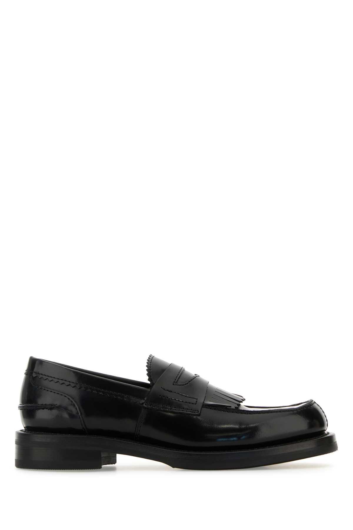 Our Legacy Black Leather Loafers