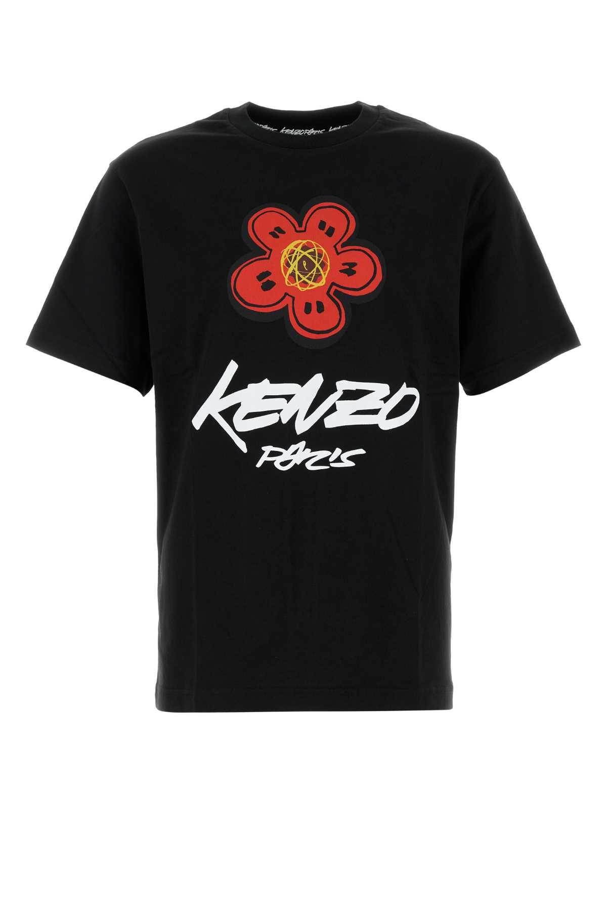 Kenzo Black Cotton T-shirt