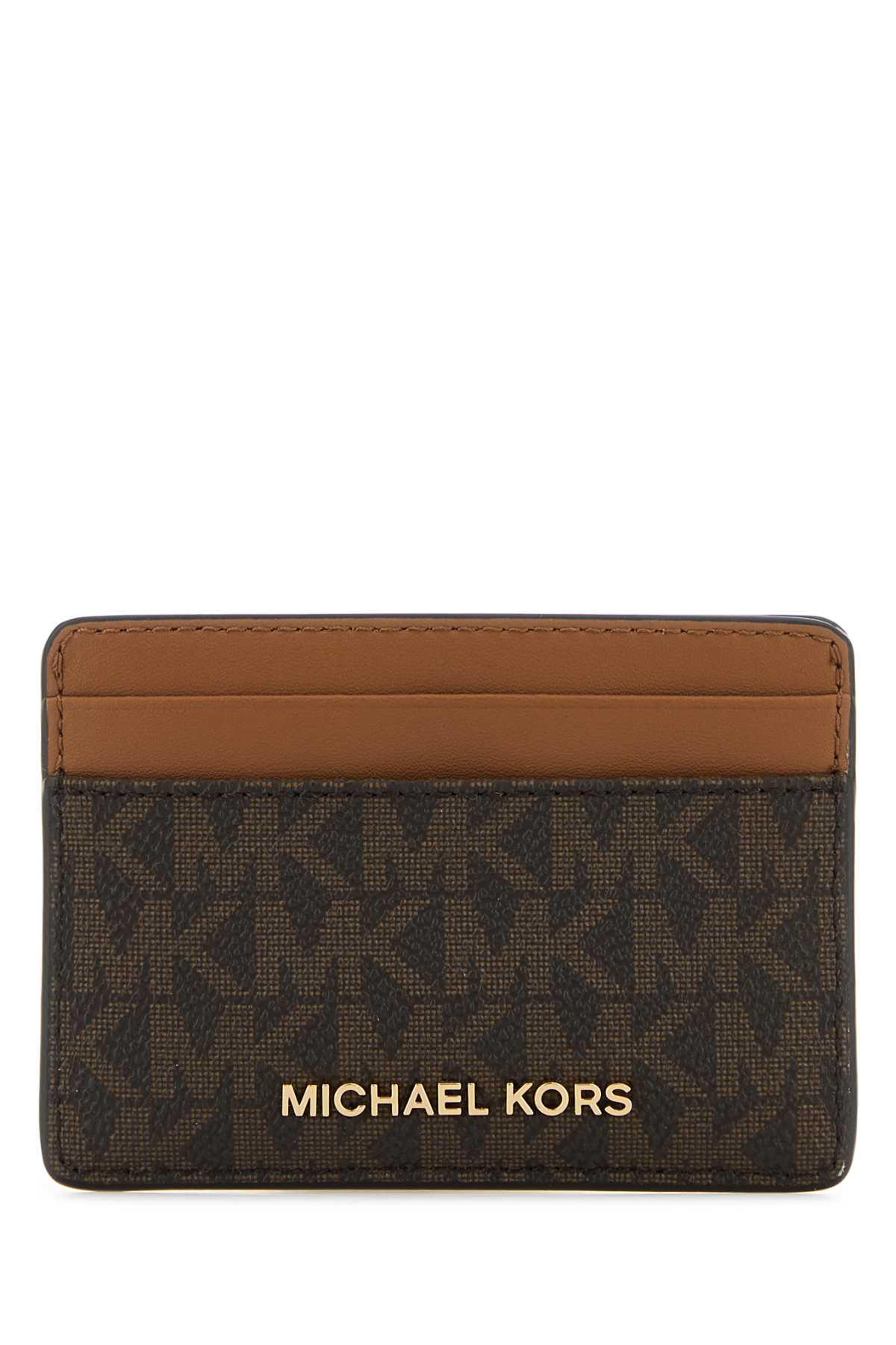 Michael Kors Printed Canvas Card Holder