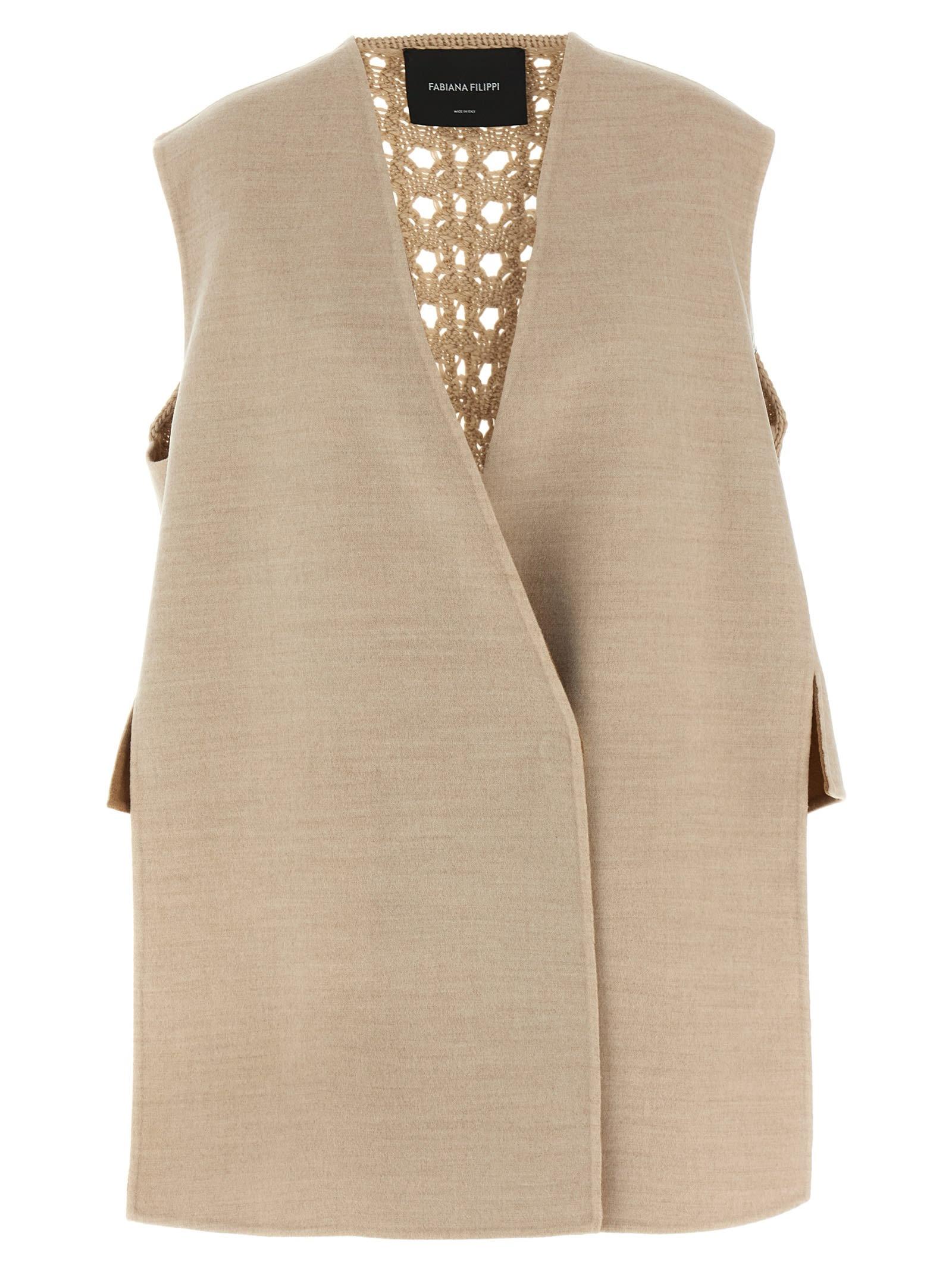 Fabiana Filippi Tricot Wool Vest