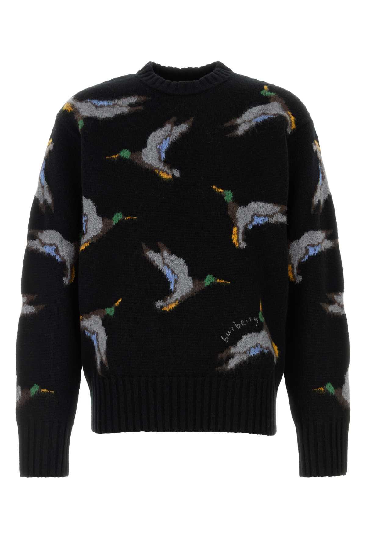 Burberry Embroidered Wool Sweater