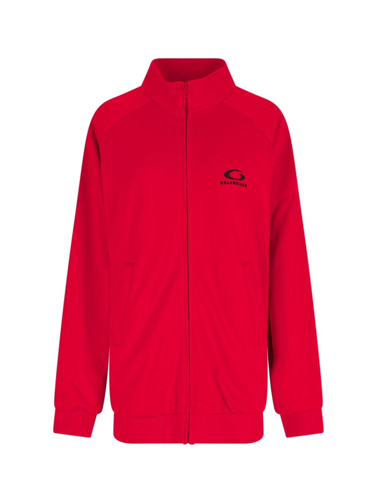 Balenciaga Logo Zip Sweatshirt