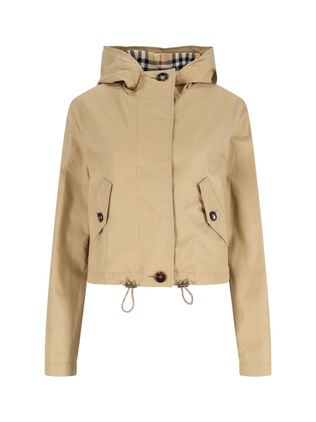 Burberry Zip Cropped Jacket