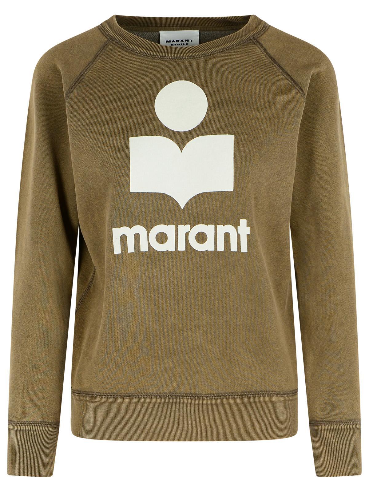 MARANT ETOILE Brown Cotton Blend Sweatshirt