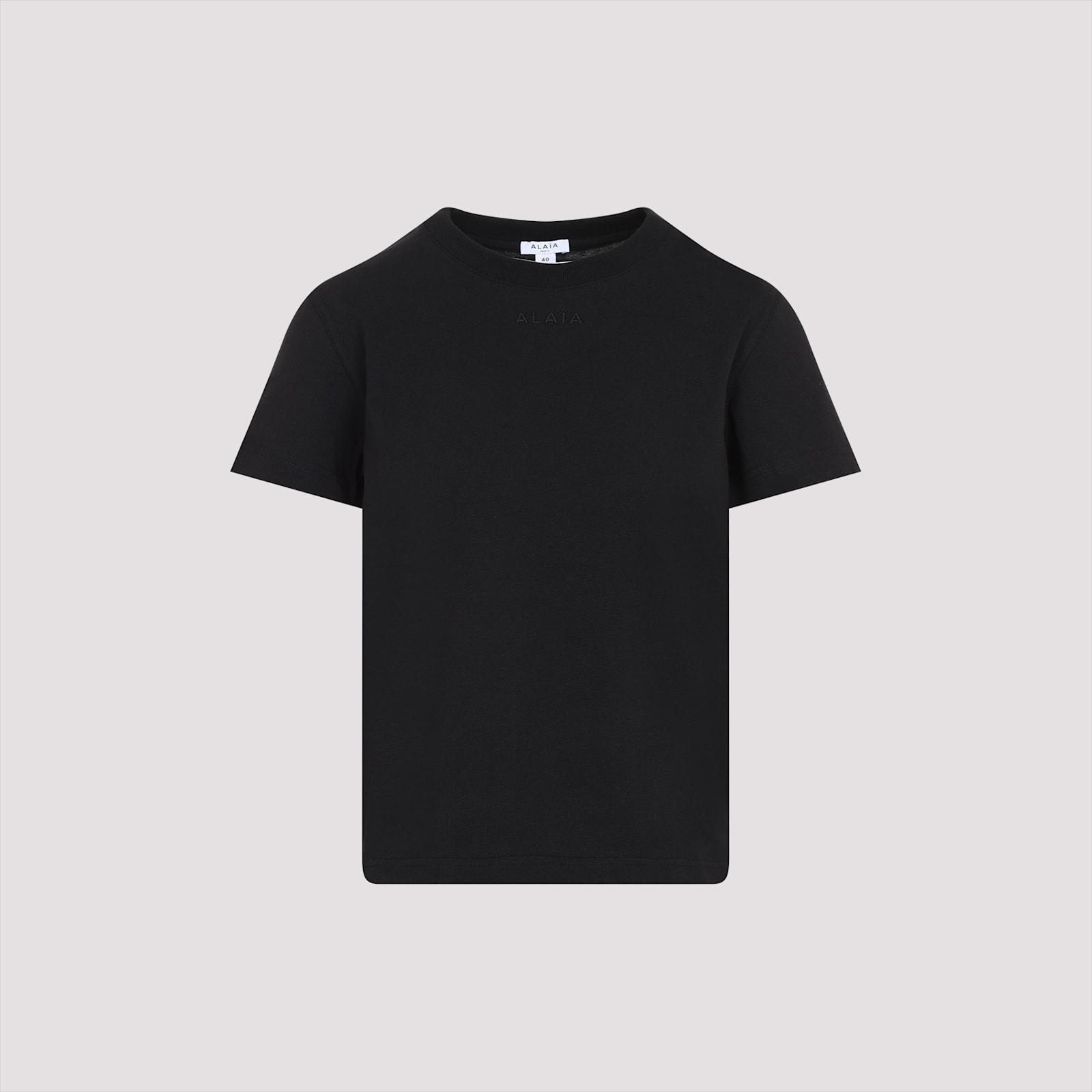 Alaia Women's Lopgo T-Shirt in Black