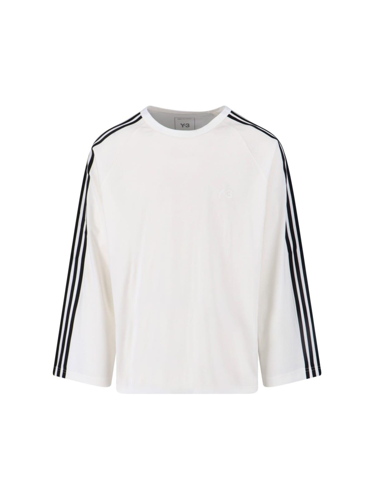 Y-3 Logo T-shirt and Long Sleeve Tee 3-Stripes