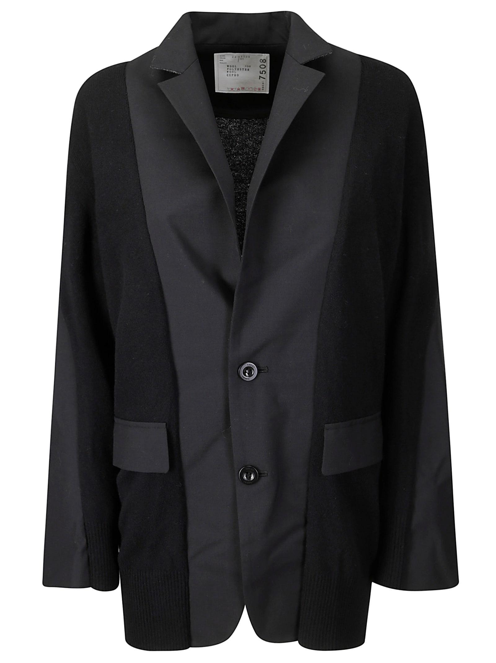 Sacai Suiting X Knit Jacket