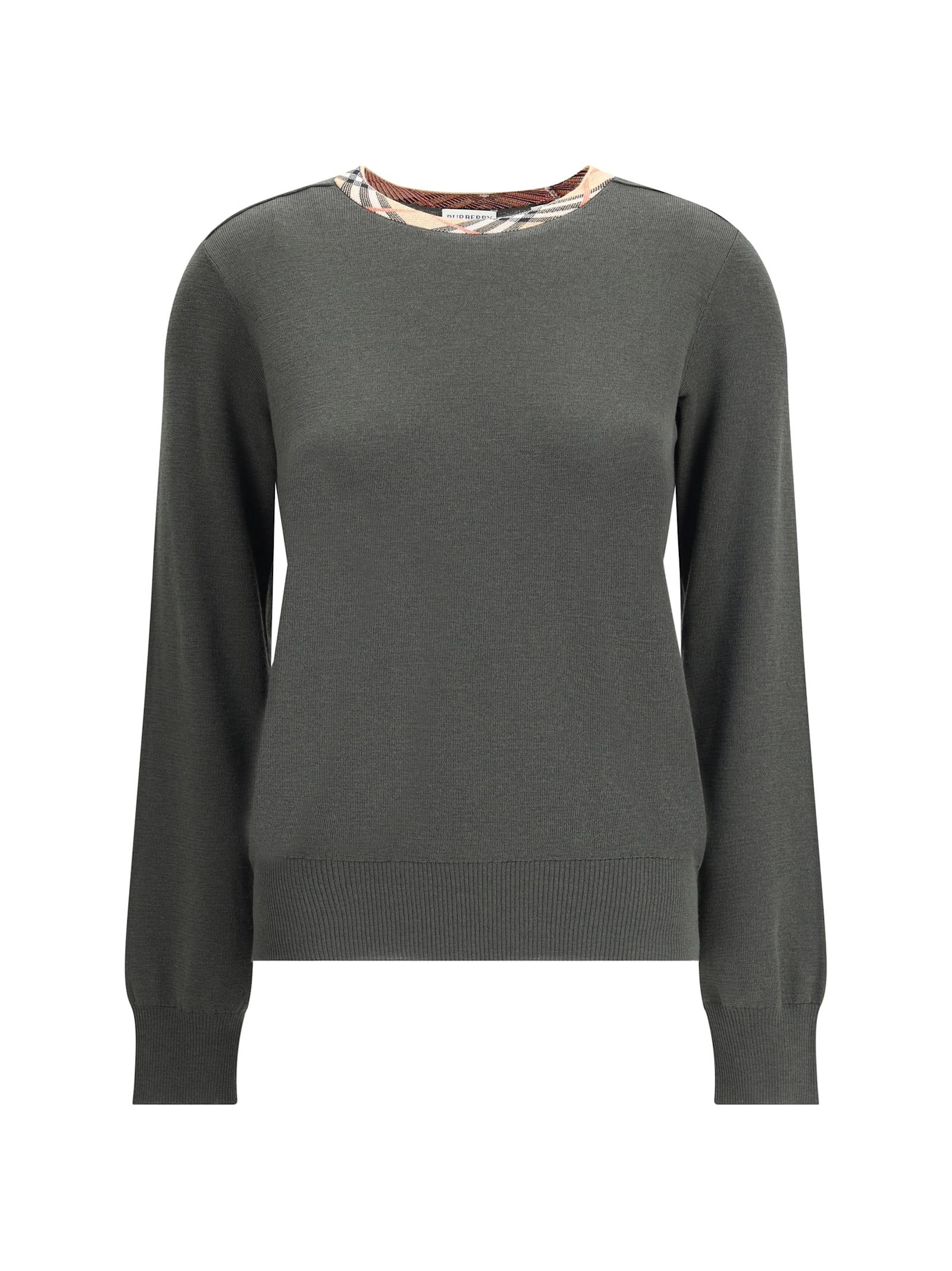 Burberry Wool Pullover With Check