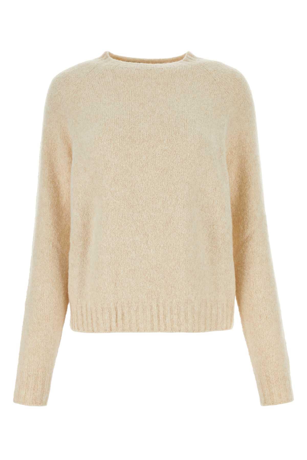 Weekend Max Mara Sand Stretch Alpaca Blend Ghiacci Sweater