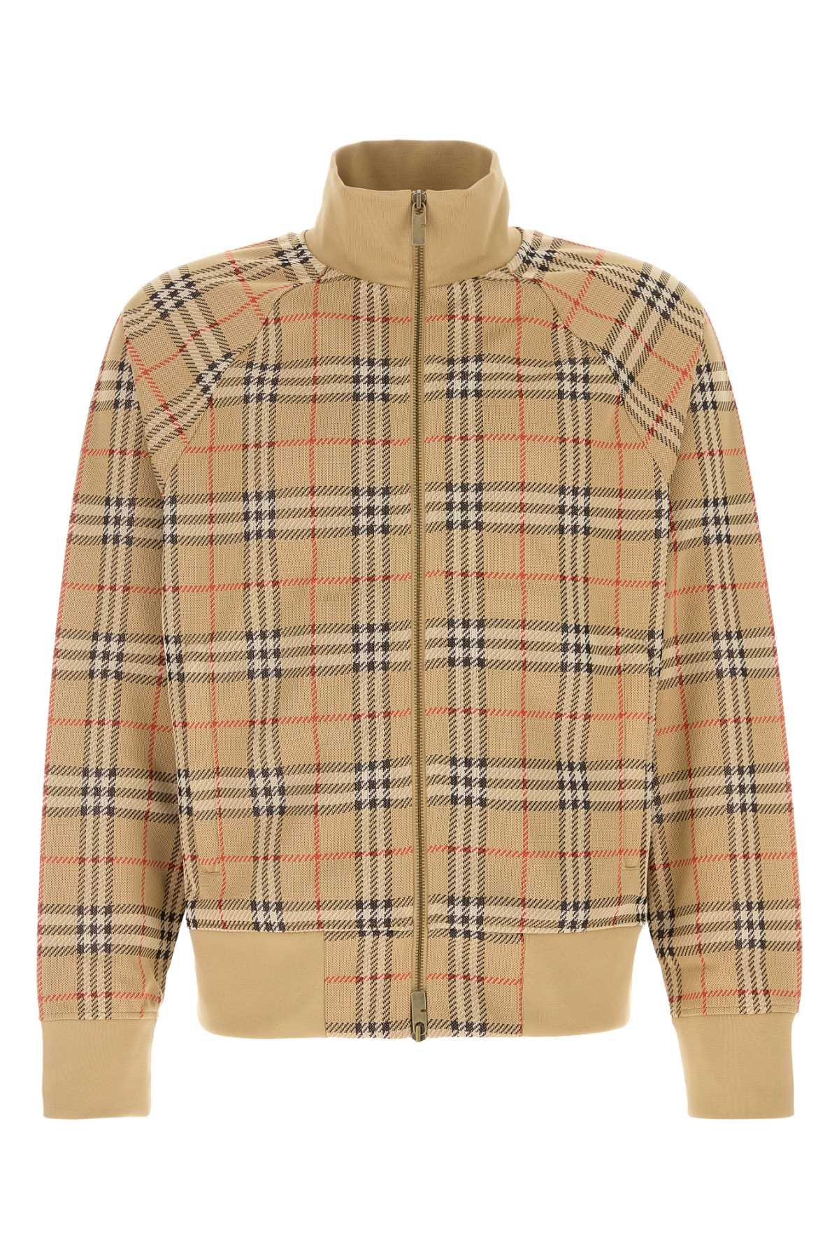 Burberry Embroidered Polyester Sweatshirt