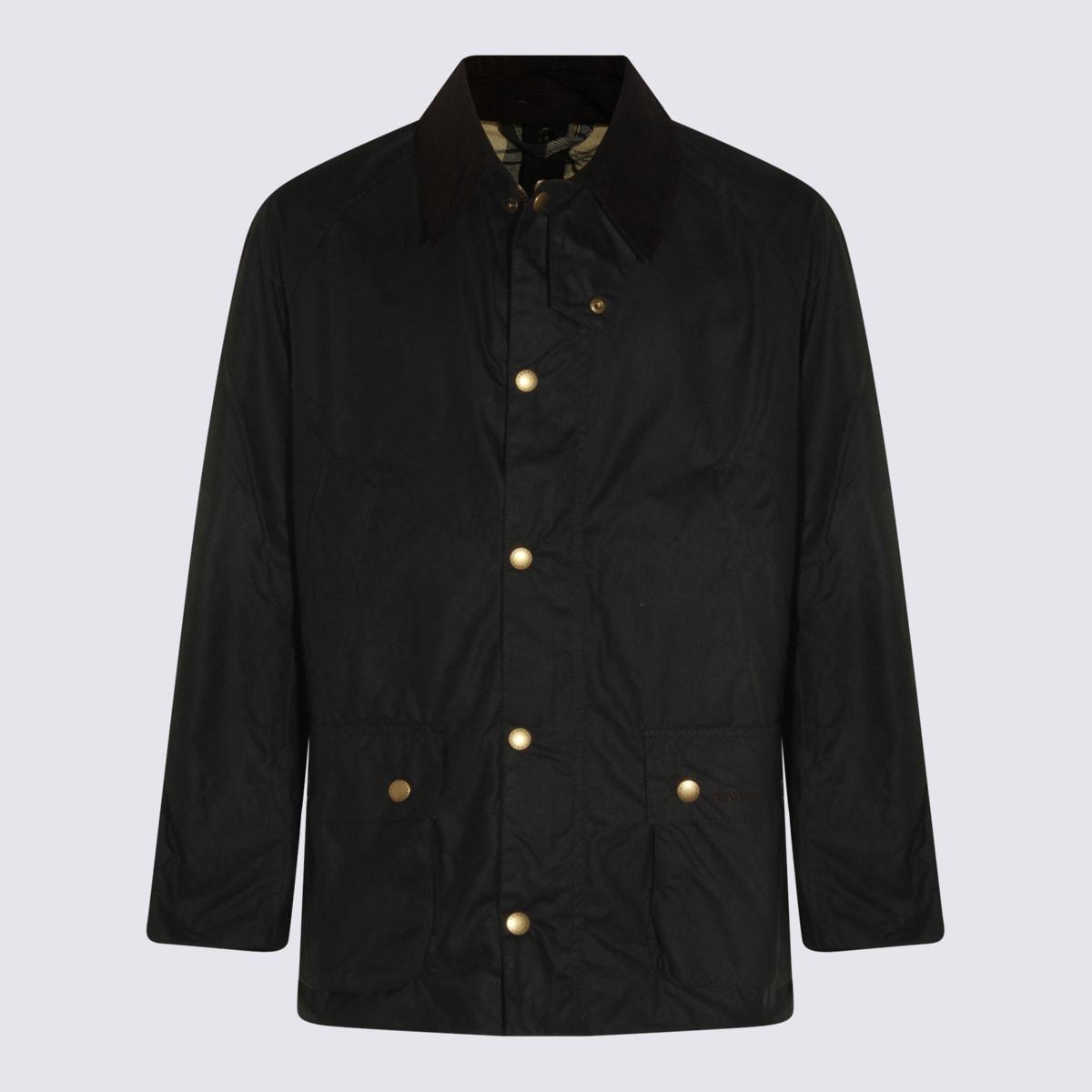 Barbour Black Cotton Casual Jacket
