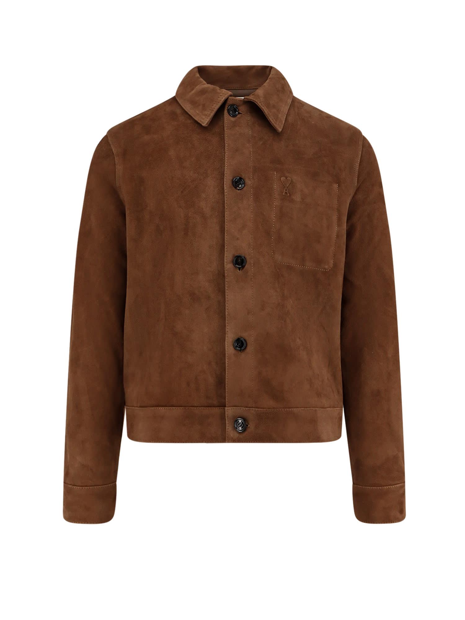 Ami Alexandre Mattiussi Suede Jacket