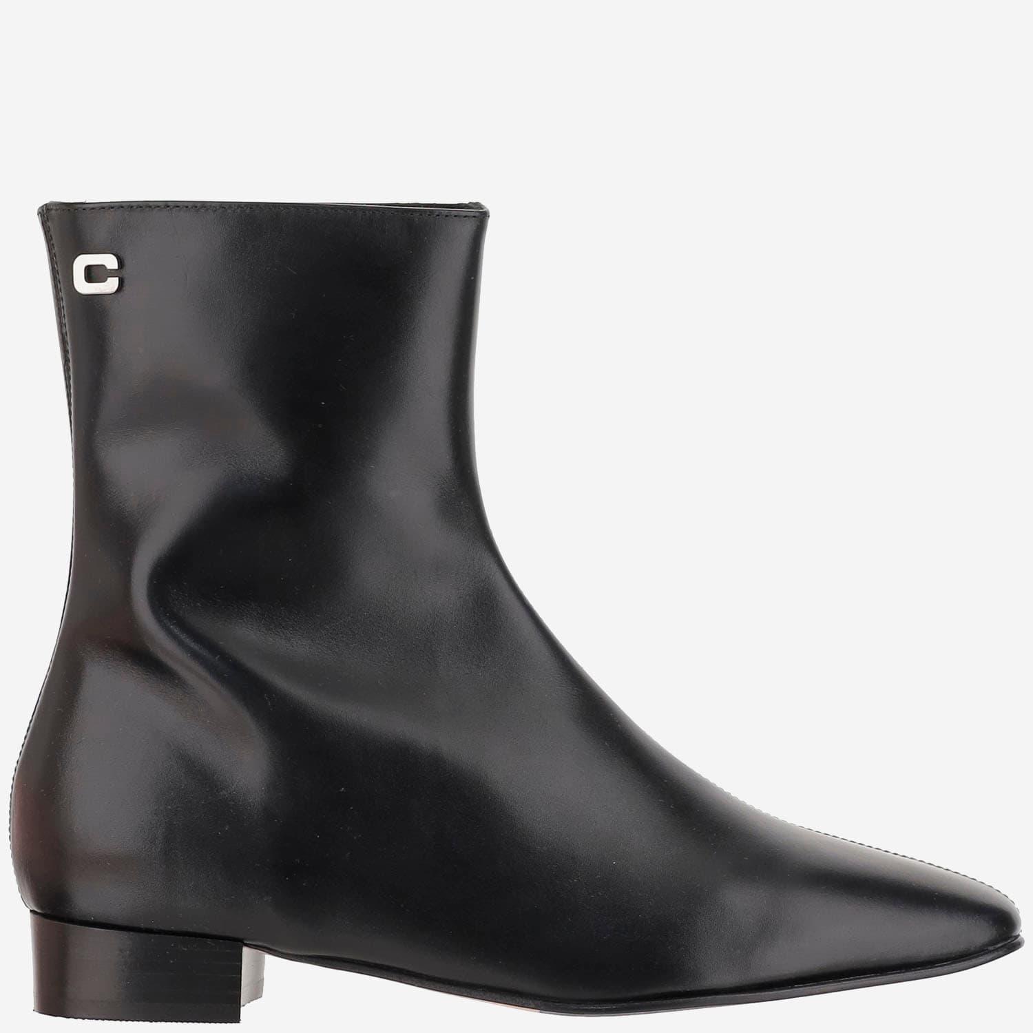 Carel Aiglon Leather Ankle Boots