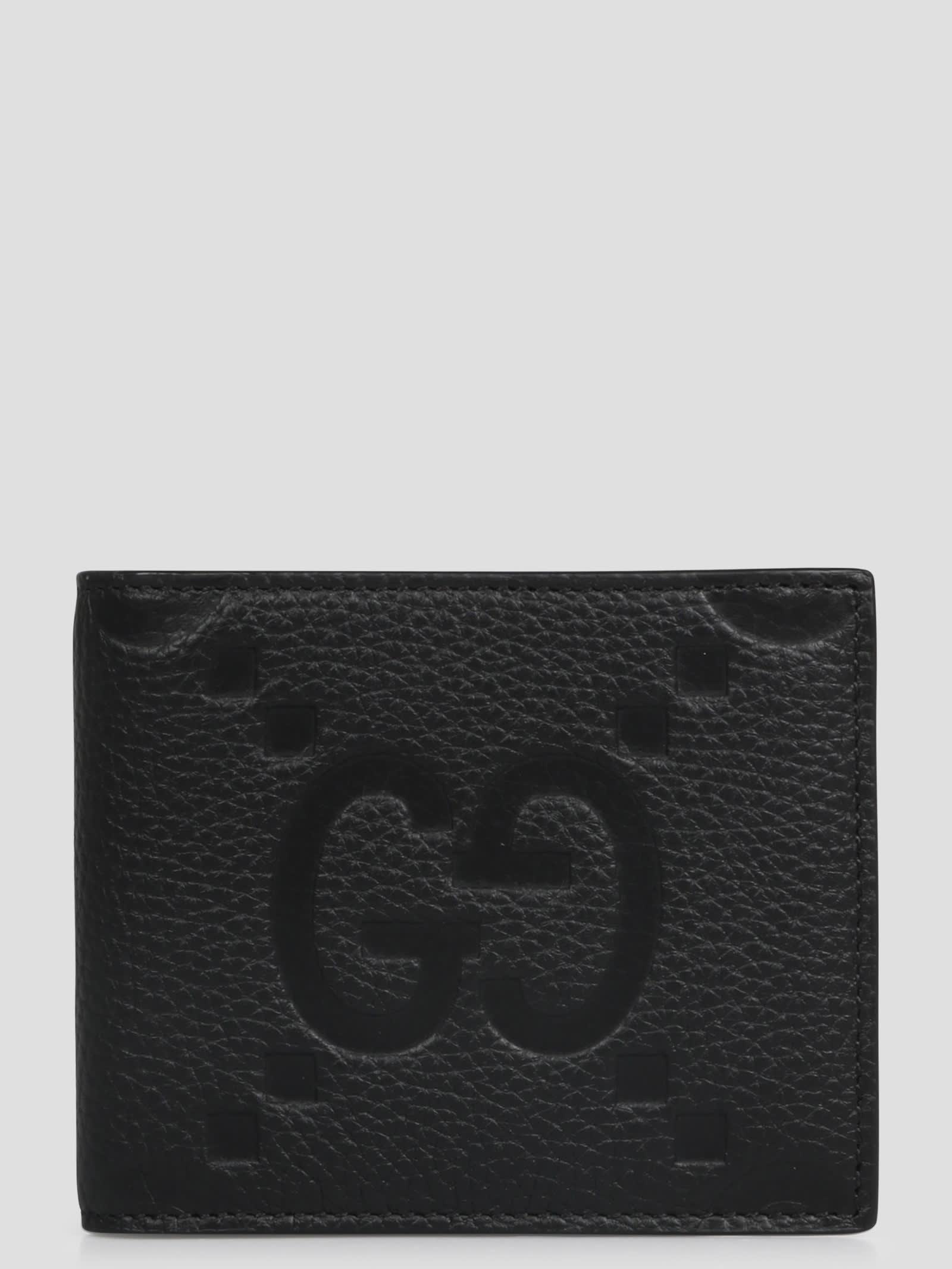 Gucci Men's Jumbo GG Wallet in Black