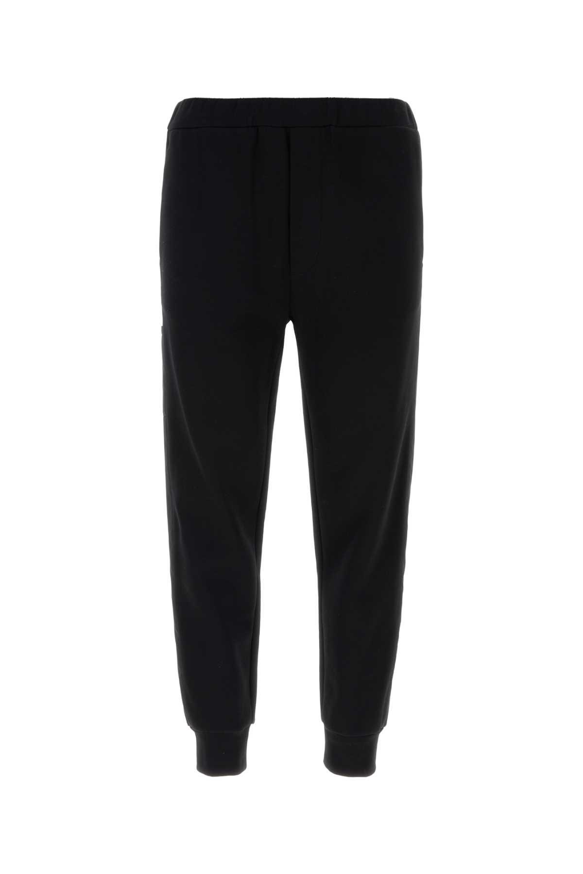 Prada Black Cotton Blend Joggers