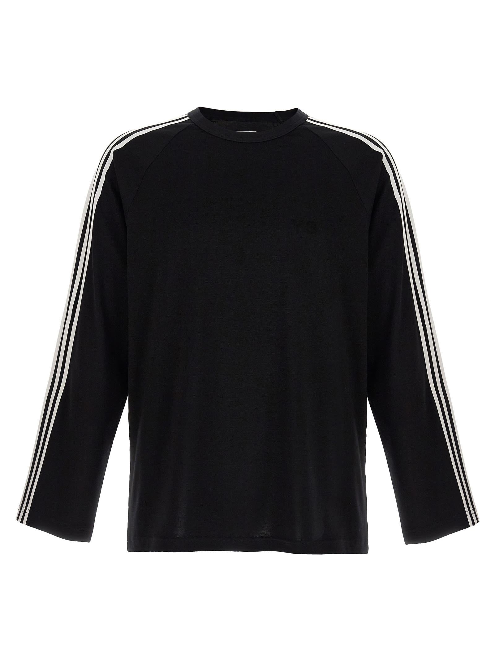 Y-3 Long Sleeve Tee 3-Stripes and Logo T-shirt