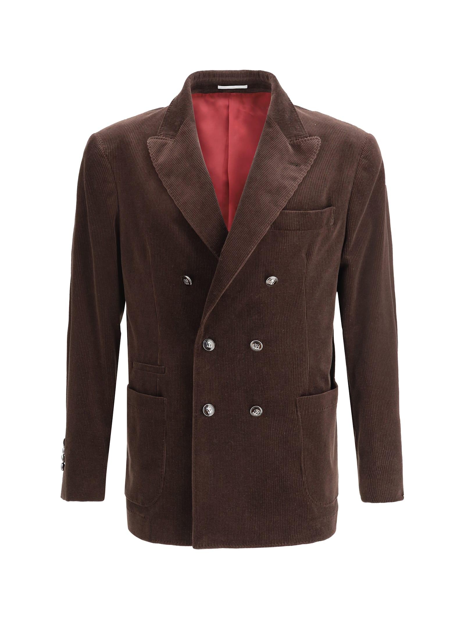 Brunello Cucinelli Velvet Blazer Jacket