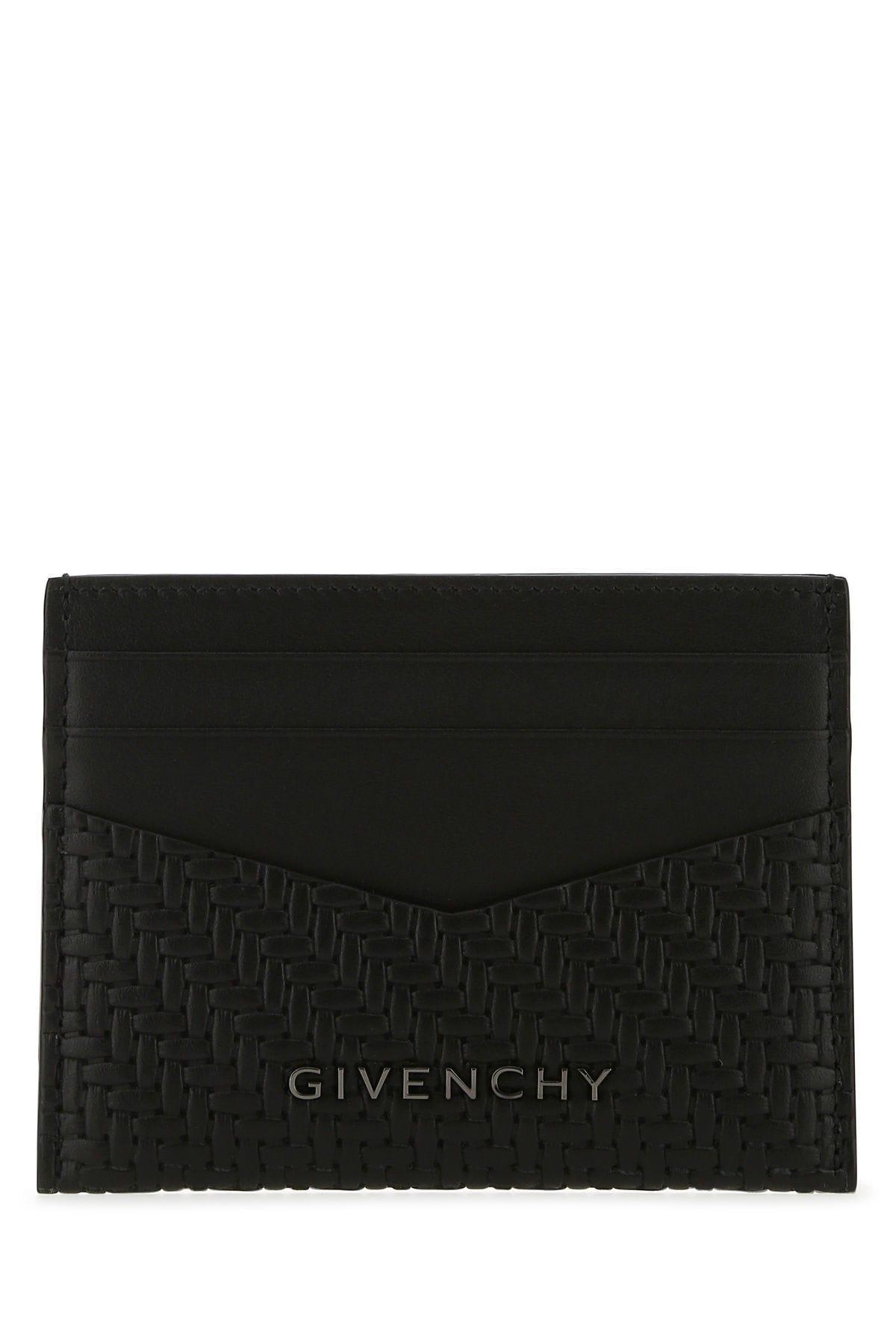 Givenchy Black Leather Card Holder