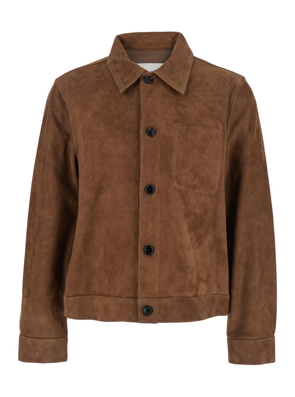 Ami Alexandre Mattiussi Suede Jacket