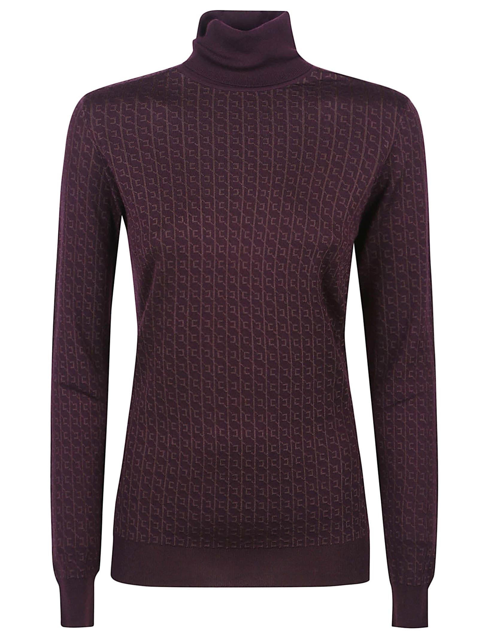 Elisabetta Franchi Tricot Turtle Neck Sweater