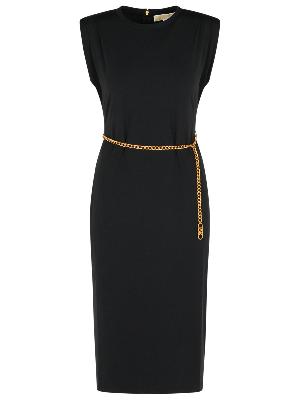 MICHAEL Michael Kors Black Polyester Blend Dress