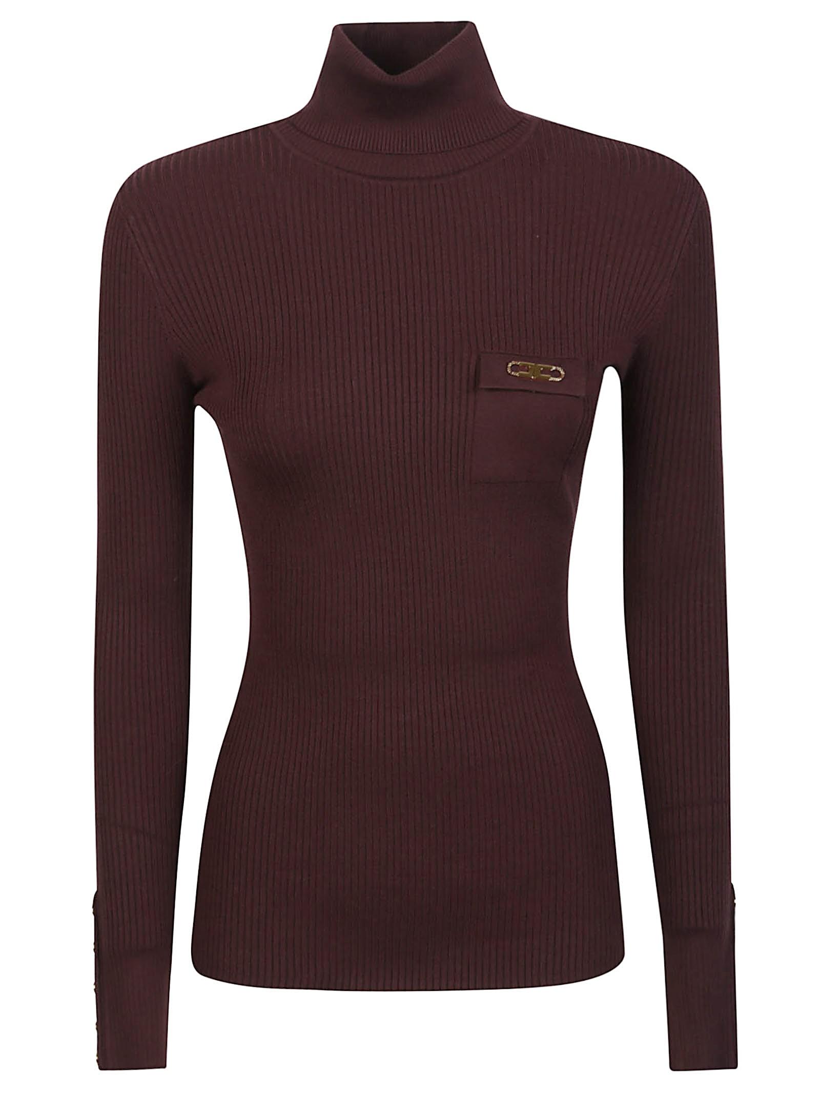 Elisabetta Franchi Tricot Turtle Neck Sweater