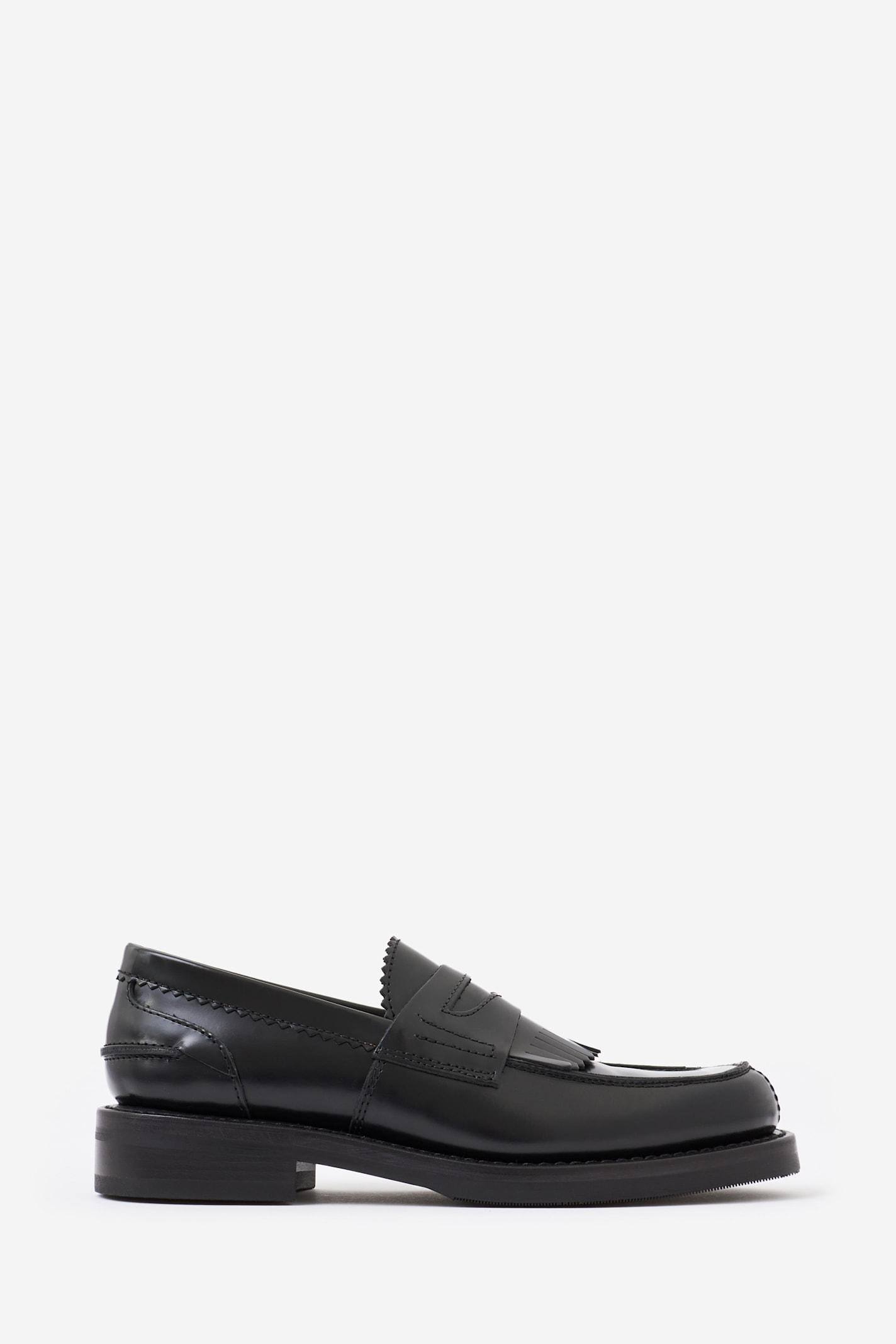 Our Legacy Black Leather Loafers