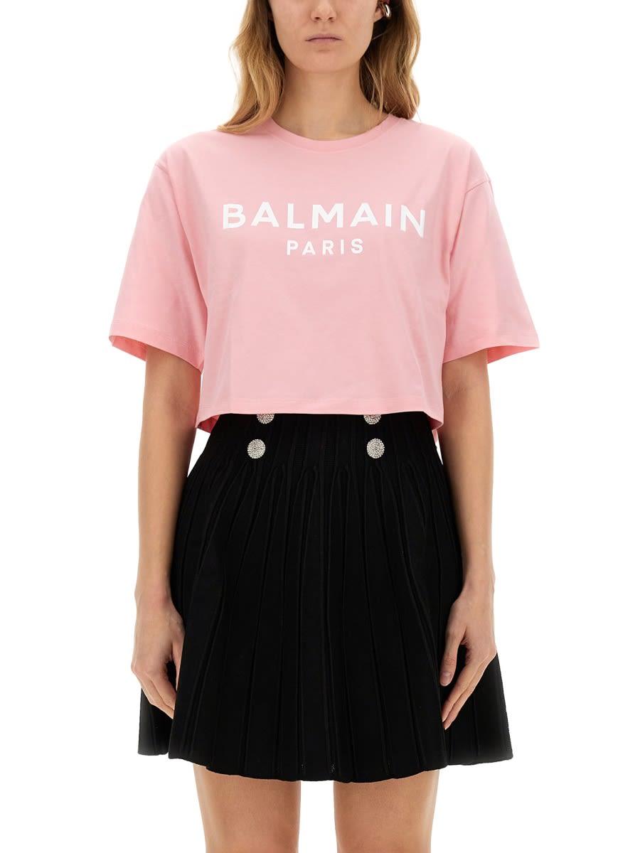 Balmain T-shirt With Logo