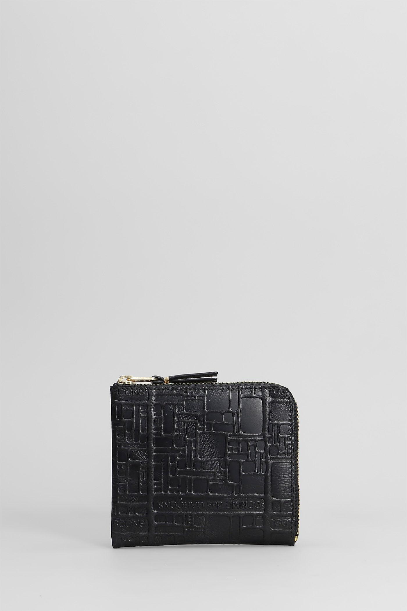 Comme des Garçons Wallet in Black Leather