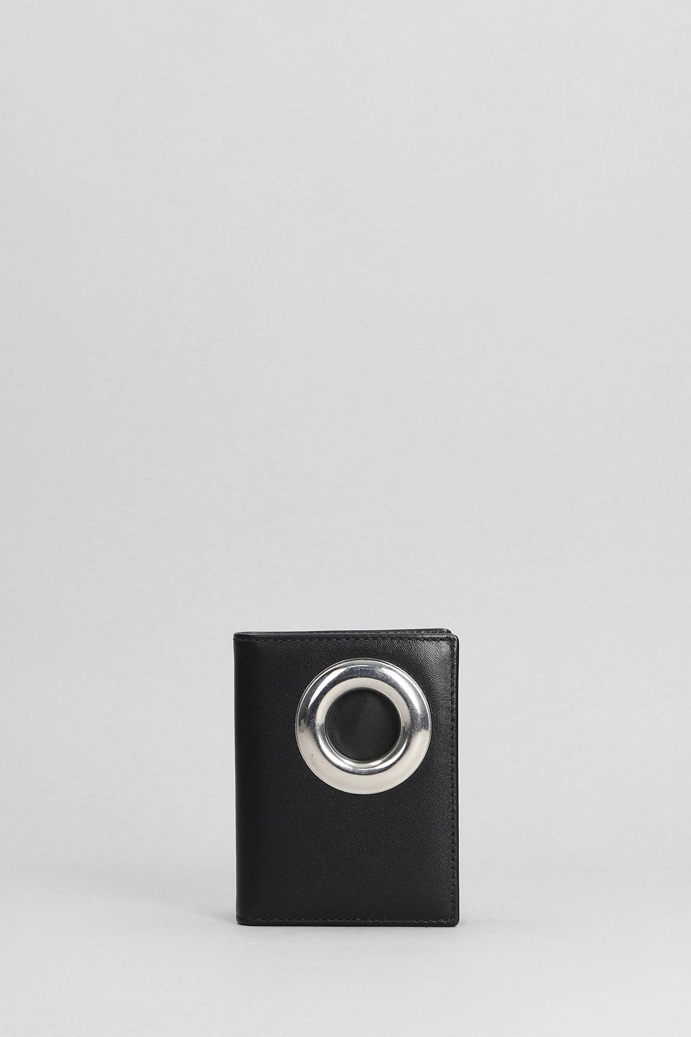 Comme des Garçons Wallet in Black Leather