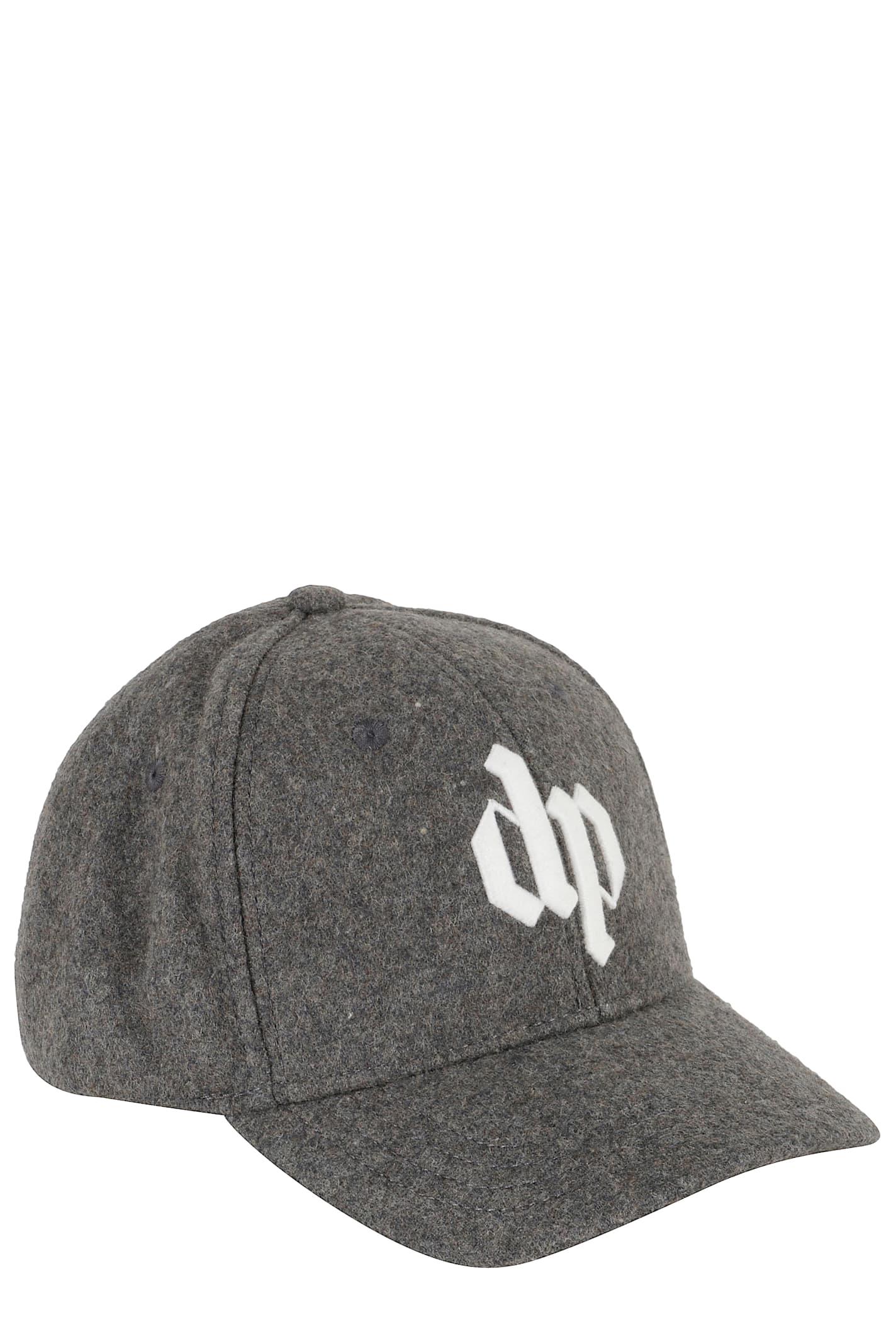 DARKPARK Wool Logo Embroidered Baseball Cap