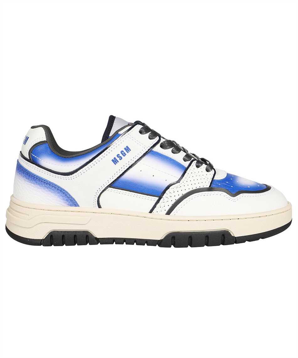 MSGM Leather Low-top Sneakers