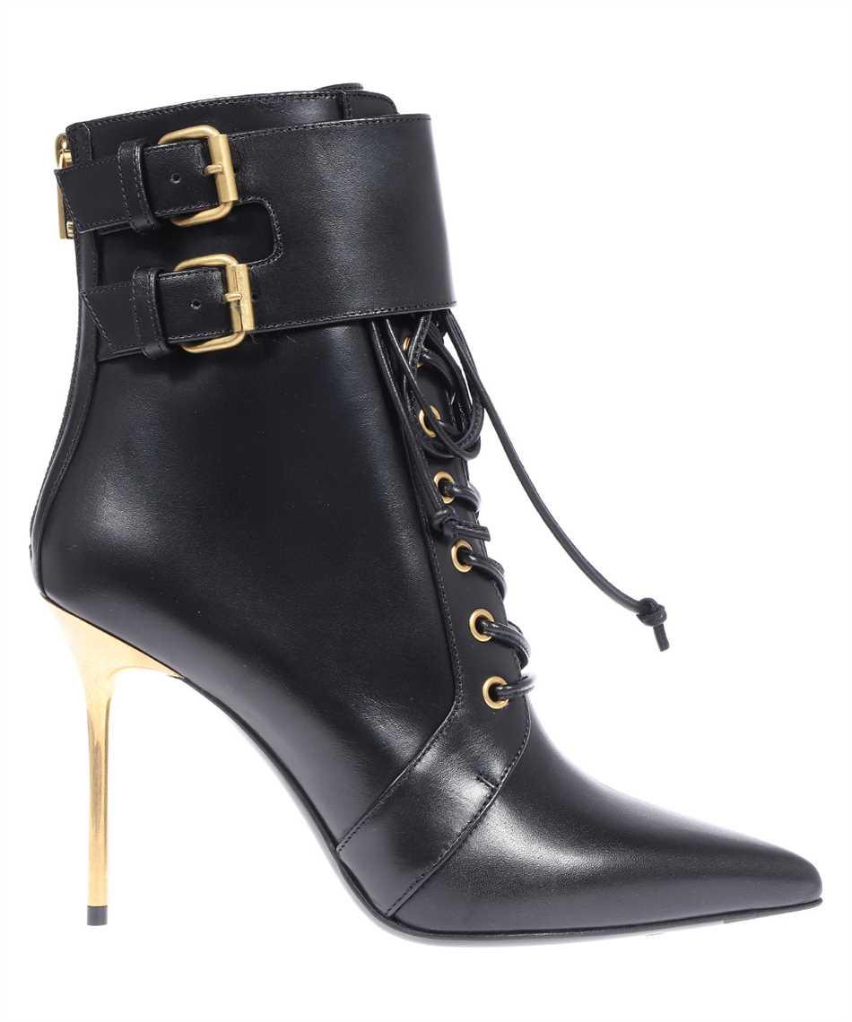 Balmain Leather Ankle Boots